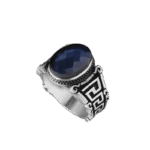 bague homme pierre bleu nuit elegance mysterieuse 58 mm roas300 998 1