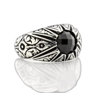 bague homme pierre fine zircon style elegant et moderne noir 55 mm roas400 895 1