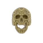 bague homme tete de mort en or pour un look gothique haut gamme 332 1