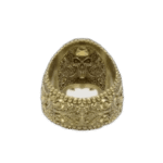 bague homme tete de mort en or pour un look gothique haut gamme 430 1