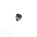 bague homme vintage en argent 925 avec pierre verte 57 mm roas300 976 1
