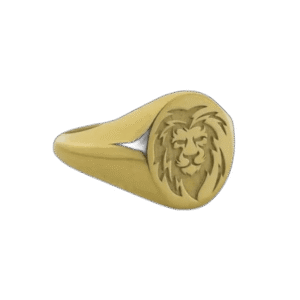 bague lion affirmant lautorite masculine or jaune 9k 44 2 mm roas400 129 1