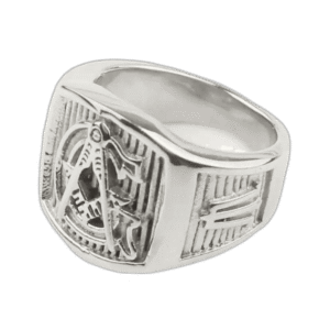 bague maconnique apprenti en acier inoxydable symbole de fraternite 57 4 mm roas250 307 1
