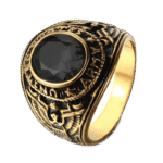 bague militaire americaine en acier inoxydable noir 54 4 mm roas250 369 1