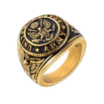 bague militaire des forces armees honneur et robustesse en un modele 1 54 4 mm 833 1