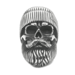 bague mort barbu homme style gothique en acier inoxydable 54 4 mm 2 roas250 434 1