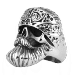 bague mort barbu homme style gothique en acier inoxydable roas250 847 1
