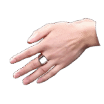bague personnalisee en acier inoxydable avec gravure sur face carree roas200 596 1