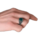 bague pierre verte carree de qualite superieure roas300 250 1