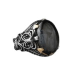 Bague Piétersite Authentique: Charme Ancien Et Esthétique Moderne