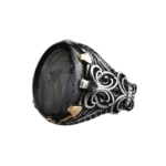 Bague Piétersite Authentique: Charme Ancien Et Esthétique Moderne