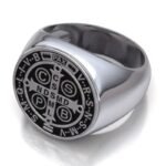 bague saint benoit en acier inoxydable roas200 294 1