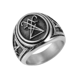 Bague Satanique En Acier Inoxydable: Cadeau Original Pour Style Gothique 3 Bague Satanique En Acier Inoxydable: Cadeau Original Pour Style Gothique - 54.4 Mm
