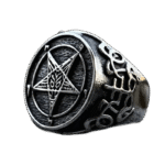 bague sigil baphomet en acier inoxydable design audacieux et mystique roas200 533 1
