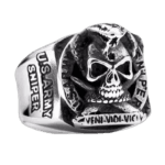 Bague Sniper Army En Acier Inoxydable: Exprimez Votre Bravoure! - 54 Mm