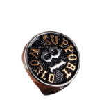 Bague Support 81 World: Style Unique En Acier Inoxydable