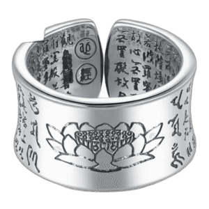 bague sutra du lotus en argent 999 redimensionnable roas250 200 1