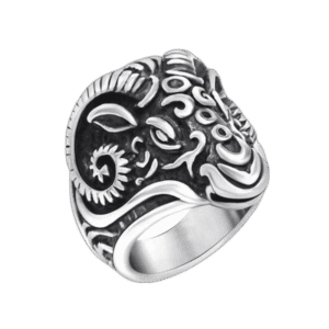 bague tete de belier en acier inoxydable 54 4 mm roas200 142 1