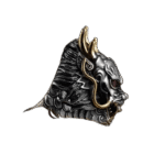 bague tete de demon japonais en argent massif affirmez votre style redimensionnable 670 1