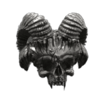 bague tete de mort a cornes en argent massif 48 38 mm roas400 654 1