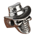 bague tete de mort chapeau en acier inoxydable pour votre cote rebelle roas250 698 1