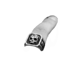 bague tete de mort en acier inoxydable roas200 876 1