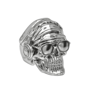 bague tete de mort gothique en or blanc luxe 47 mm 10k 980 1