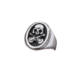 bague tete de mort guitare en acier inoxydable roas200 162 1