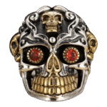 bague tete de mort maya le choix parfait pour hommes redimensionnable roas400 101 1