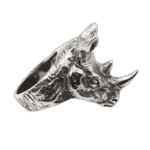 bague tete de rhinoceros en acier inoxydable style sauvage et robuste roas250 784 1