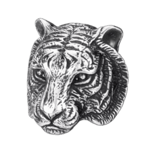 bague tete de tigre homme audace et durabilite en acier inoxydable 54 4 mm modele 1 223 1