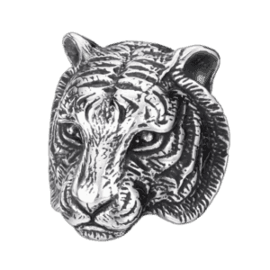 Bague Tête De Tigre Homme: Audace Et Durabilité En Acier Inoxydable 3 Bague Tête De Tigre Homme: Audace Et Durabilité En Acier Inoxydable - 54.4 Mm / Modèle 1
