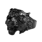 bague tete de tigre homme audace et durabilite en acier inoxydable 54 4 mm modele 5 796 1