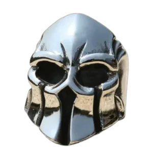 Bague Tête Spartiate En Acier Inoxydable De Qualité - 54 Mm