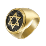 bague universitaire etoile de david en acier inoxydable roas250 406 1