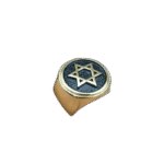bague universitaire etoile de david en acier inoxydable roas250 462 1