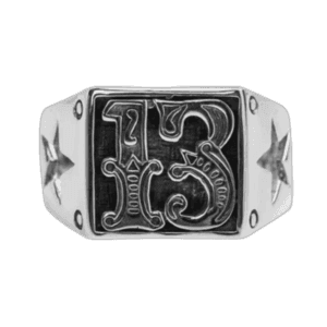 Bague Vendredi 13 : Design Audacieux Pour Amateurs D’horreur 1 Bague Vendredi 13: Design Audacieux Pour Amateurs D’horreur - 54 Mm