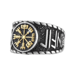 bague viking en acier inoxydable de qualite superieure 54 4 mm or roas200 116 1