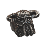 Bague Viking Homme Casque Et Corne: Soyez Un Guerrier!