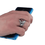 bague vintage argent pierre rouge elegance intemporelle et eclat audacieux roas300 221 1