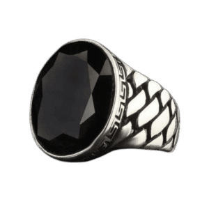 bague vintage pierre noire elegance intemporelle 56 mm roas300 318 1