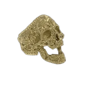 Bijou Gothique De Luxe: Bague Chevalière Homme En Or 18k 1 Bijou Gothique De Luxe: Bague Chevalière Homme En Or 18k - 47 Mm
