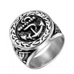chevaliere ancre marine en acier pour homme 54 4 mm argent roas200 828 1
