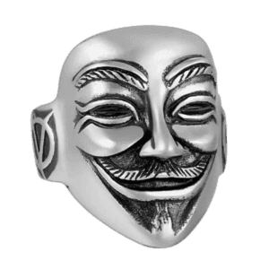 Chevalière Anonymous En Argent Massif: Marquez Votre Style! 2 Chevalière Anonymous En Argent Massif: Marquez Votre Style! - Redimensionnable