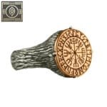 Chevalière Artisanale Viking Pour Homme - 54 Mm / Argent