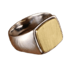 chevaliere en argent et dore bijou dexception pour une allure distinguee roas300 613 1