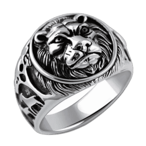 chevaliere homme argent massif la force du lion 54 4 mm roas300 861 1