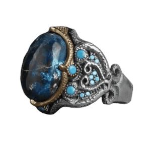 chevaliere homme argent pierre bleue mystique et audacieuse 56 mm roas300 724 1