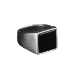 chevaliere homme carree de qualite superieure argent mat 55 mm roas200 739 1