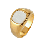 chevaliere homme classique en acier inoxydable 54 4 mm or 2 roas200 118 1